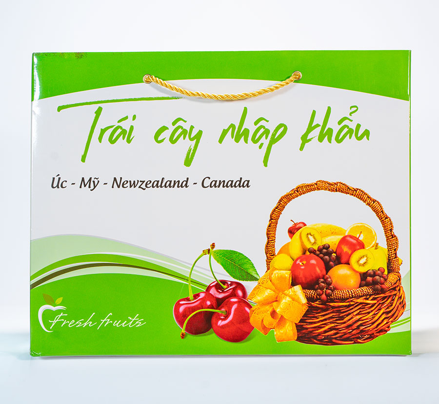 Túi giấy in Hoa quả,Thực phẩm, Yến sào cao cấp HQ 4