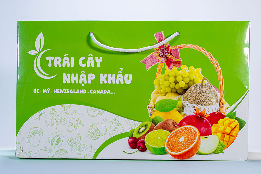 Túi giấy in Hoa quả,Thực phẩm, Yến sào cao cấp HQ 1