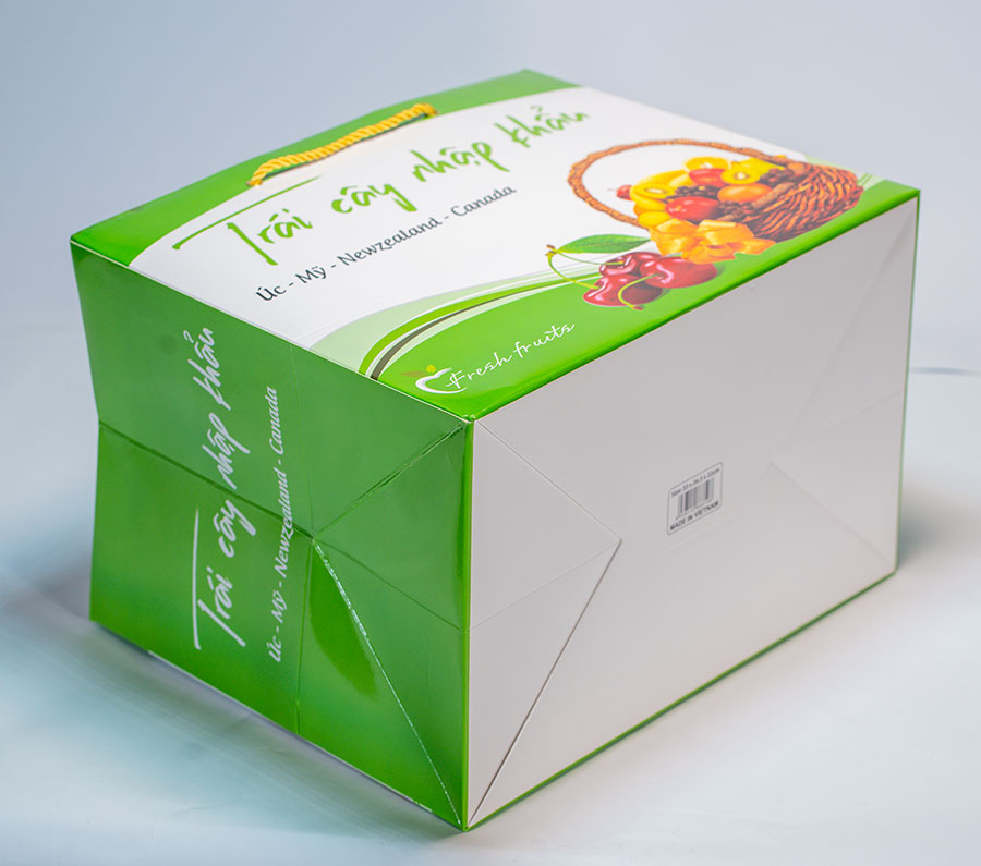 Túi giấy in Hoa quả,Thực phẩm, Yến sào cao cấp HQ 4